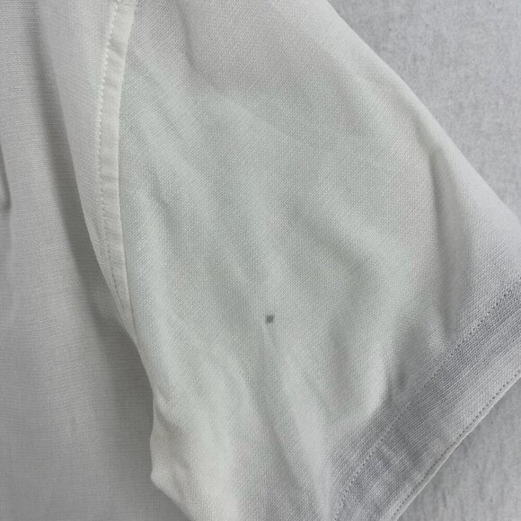 Fundamental Coast Los Angeles Shirt Mens M White Button Up Short Sleeves Woven - Picture 11 of 13